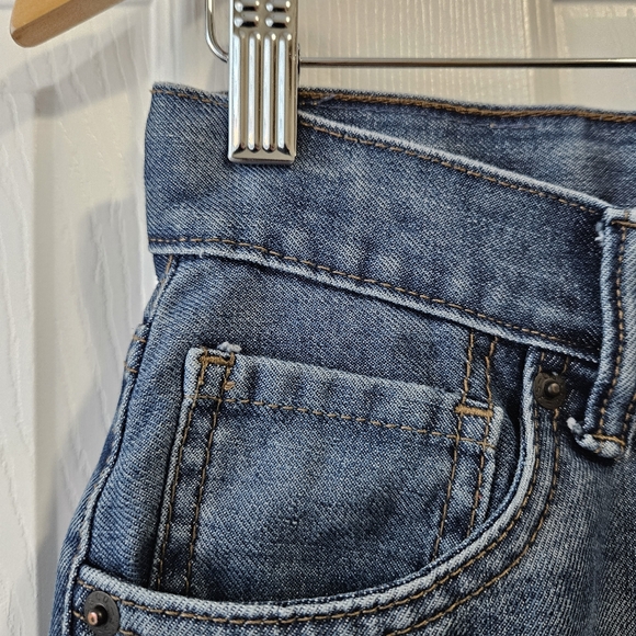 Vintage Levi's 514 Straight Dark Wash Denim Pants Jeans Size (27 x 29) 14REG - Picture 3 of 10